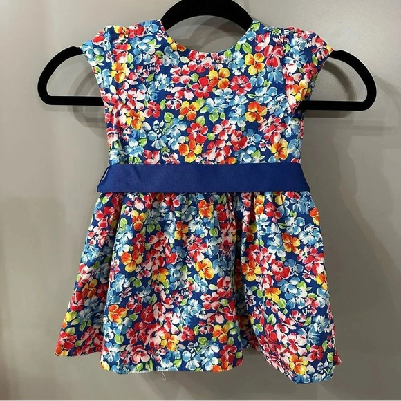 Ralph Lauren Dress Colorful Floral Dress 24mo - Picture 1 of 5